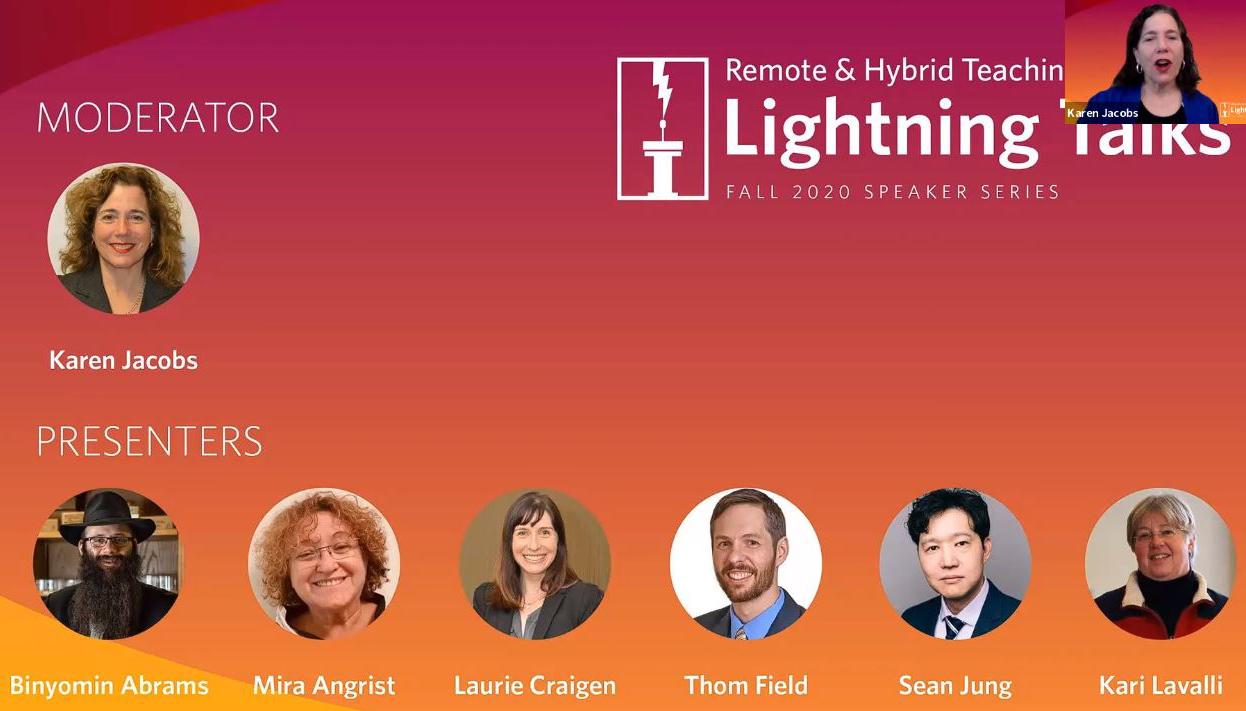 Boston University hosted the second installment in this Fall’s “Remote and Hybrid Teaching and Learning Lightning Talks,” allowing professors to share their experiences under the University’s hybrid learning model. LAURYN ALLEN/ DAILY FREE PRESS STAFF



