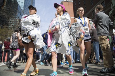 According to the Boston Athletic Association, the Boston Marathon has a sizable economic impact, bringing in $188.8 million to the city. PHOTO BY SARAH SILBIGER/DAILY FREE PRESS STAFF