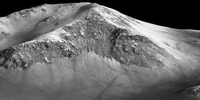 The discovery of water on Mars has prompted a more serious discussion about the possibility of inhabiting the planet. PHOTO COURTESY ARI/HIRISE MEDIA