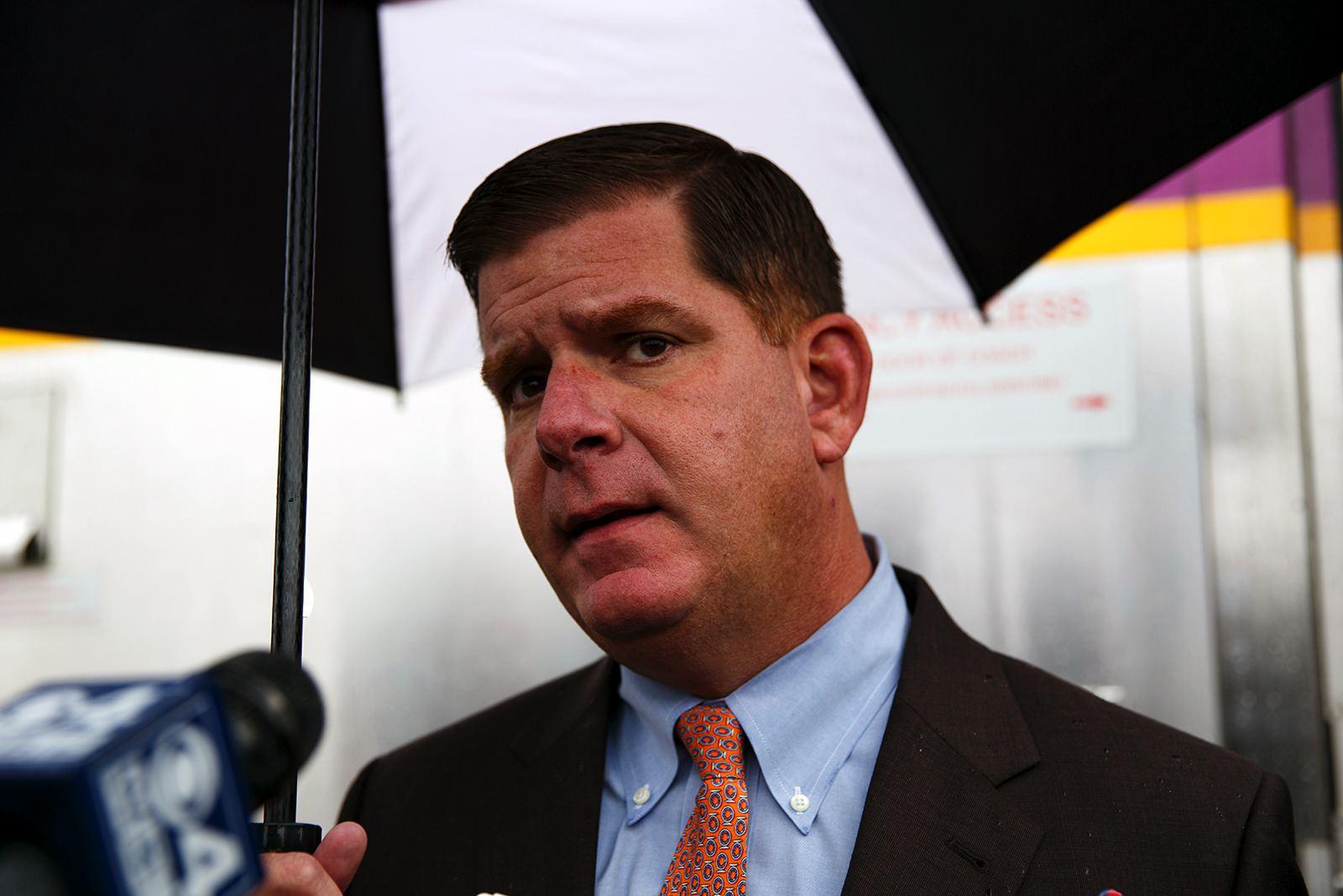 On Monday, Boston Mayor Marty Walsh was named the chair of Climate Mayors, a national coalition of mayors dedicated to climate action. EVAN JONES/ DFP FILE PHOTO



