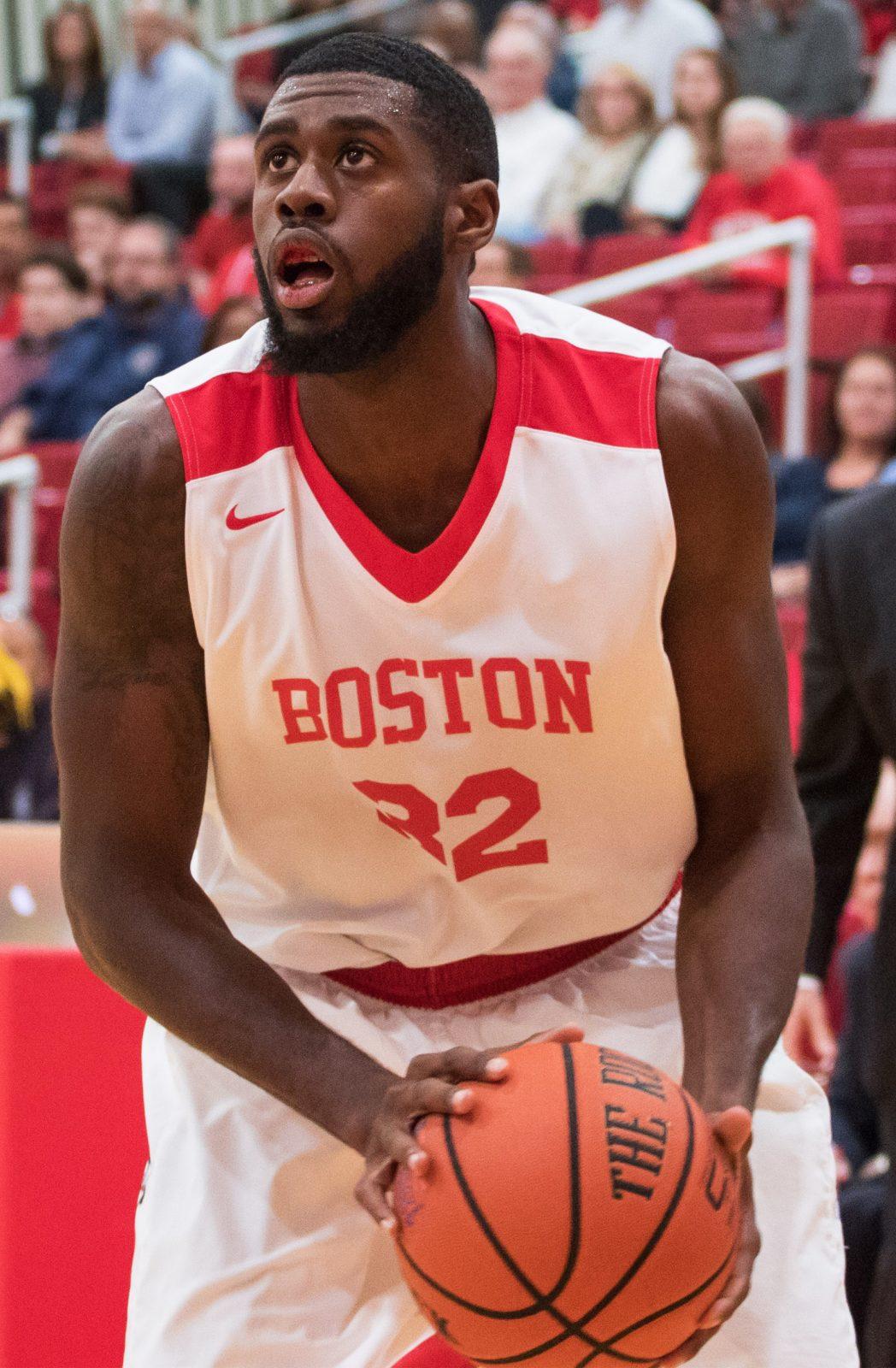 Justin Alston scored 11 points and had a huge block at the end of the game to preserve the BU win. PHOTO BY JUSTIN HAWK/ DAILY FREE PRESS STAFF