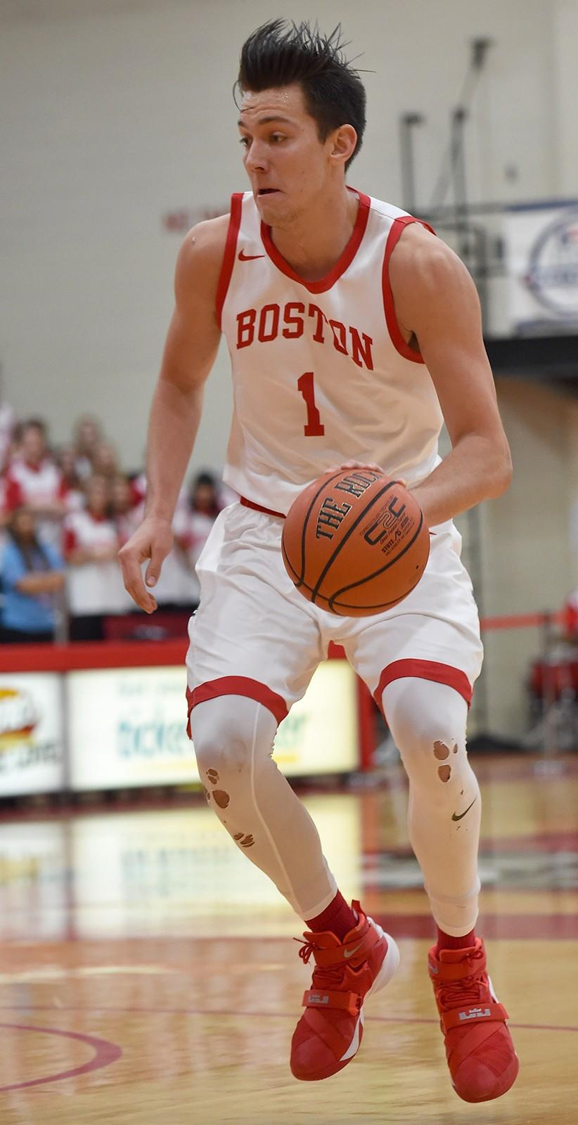 Sophomore Nick Havener finished with 10 points and seven rebounds. PHOTO BY MADDIE MALHOTRA/DAILY FREE PRESS STAFF