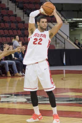 Senior Nathan Dieudonne dropped four points after leading BU's offense the last two games. PHOTO BY JUSTIN HAWK/DFP FILE PHOTO 