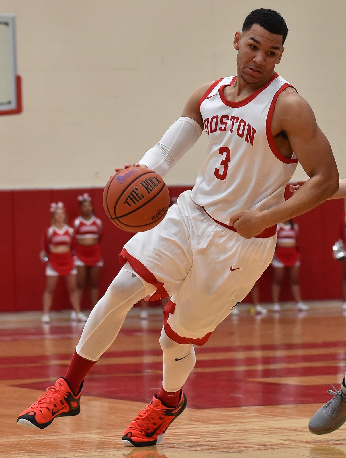 Eric Fanning scored a team-high 18 points against American. PHOTO BY MADDIE MALHOTRA/DAILY FREE PRESS STAFF