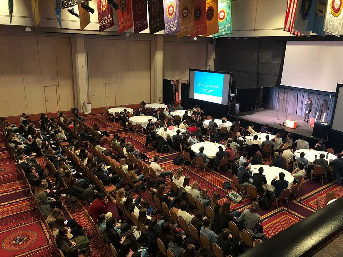 Boston University's Delta Tau Delta chapter hosted a mental health awareness fundraiser Thursday evening at Metcalf Hall. The event was in honor of Kyle Burkey, a BU student who committed suicide this past summer. COURTESY OF JONATHAN ARENTSON