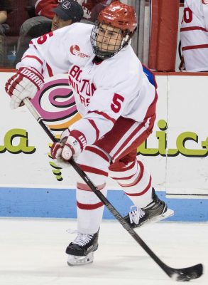 Chad Krys has emerged as one of BU's premier defenders. PHOTO BY JUSTIN HAWK/ DAILY FREE PRESS STAFF