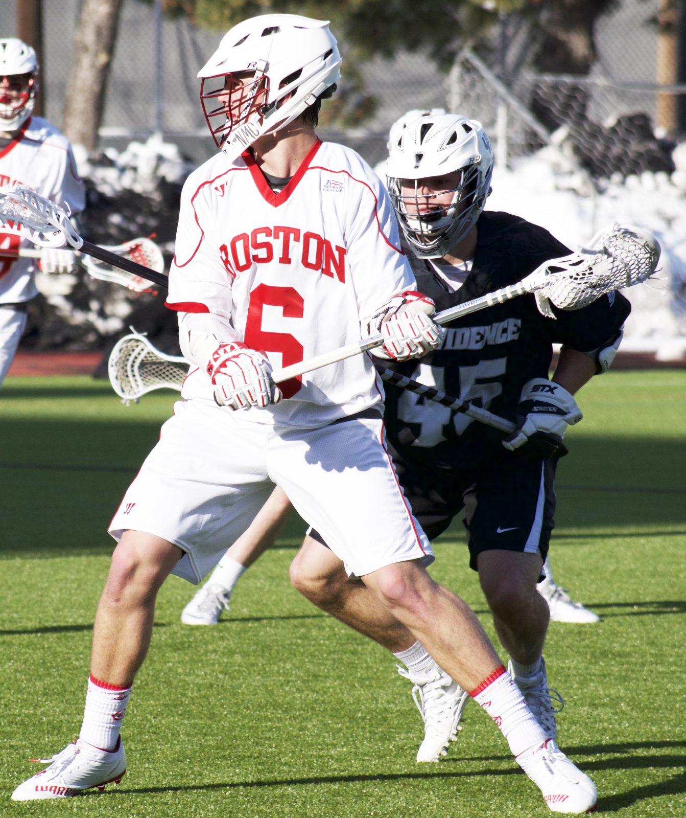 Jack Wilson scored the game-winning goal for the Terriers, giving them their first 4-0 start in program history. PHOTO BY ELLEN CLOUSE/ DAILY FREE PRESS STAFF