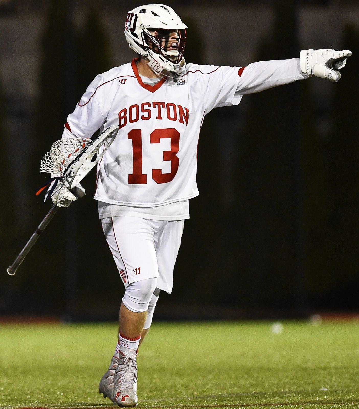Senior goalkeeper Christian Carson-Banister has led the Terriers all season as their backbone in net, and he is looking to create a legacy in his final season with the team. PHOTO BY MADDIE MALHOTRA/ DAILY FREE PRESS STAFF