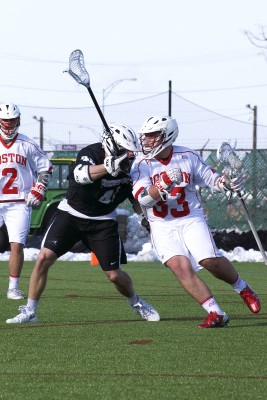 Sophomore Ryan Hilburn tallied a goal and assist against Providence. PHOTO BY ELLEN CLOUSE/DAILY FREE PRESS CONTRIBUTOR 