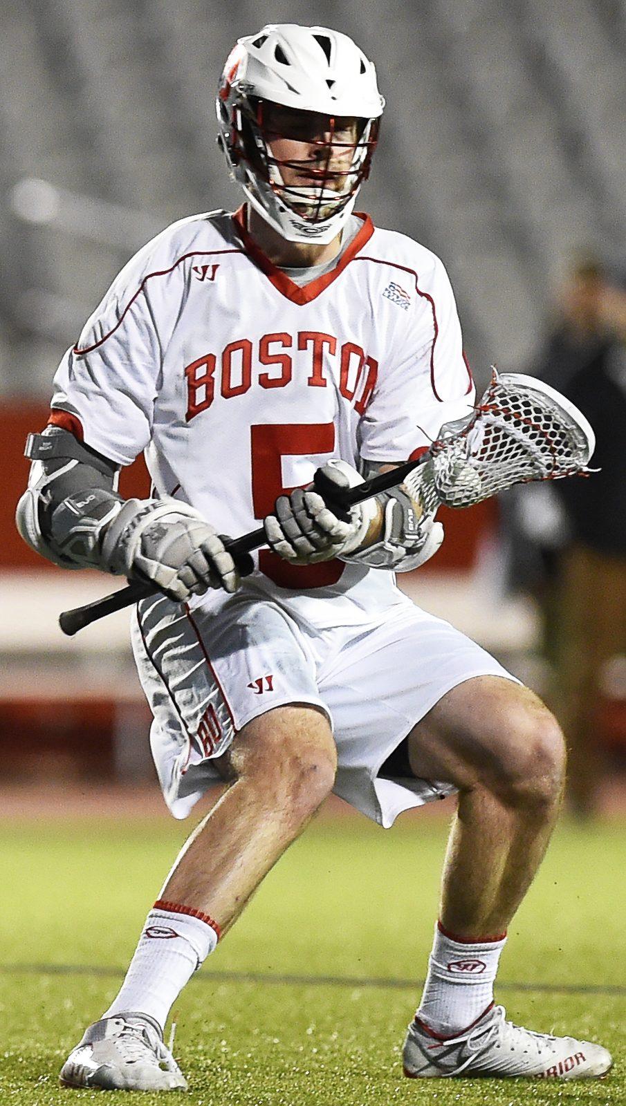 It was fitting that senior midfielder Cal Dearth scored the game-winning goal for the Terriers on Senior Night. PHOTO BY MADDIE MALHOTRA/ DAILY FREE PRESS STAFF 