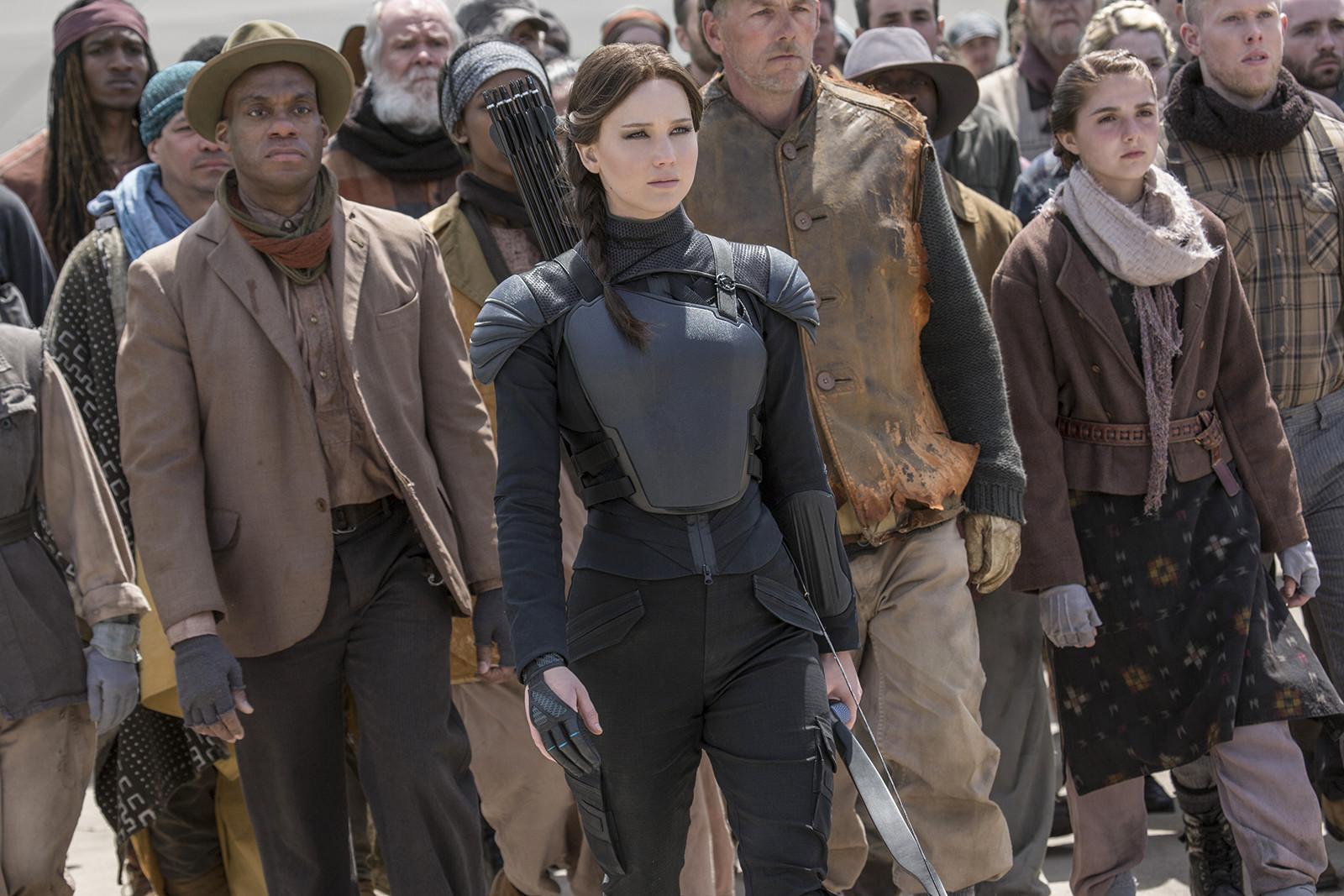 Jennifer Lawrence stars as Katniss Everdeen in “The Hunger Games: Mockingjay - Part 2.” PHOTO COURTESY MURRAY CLOSE