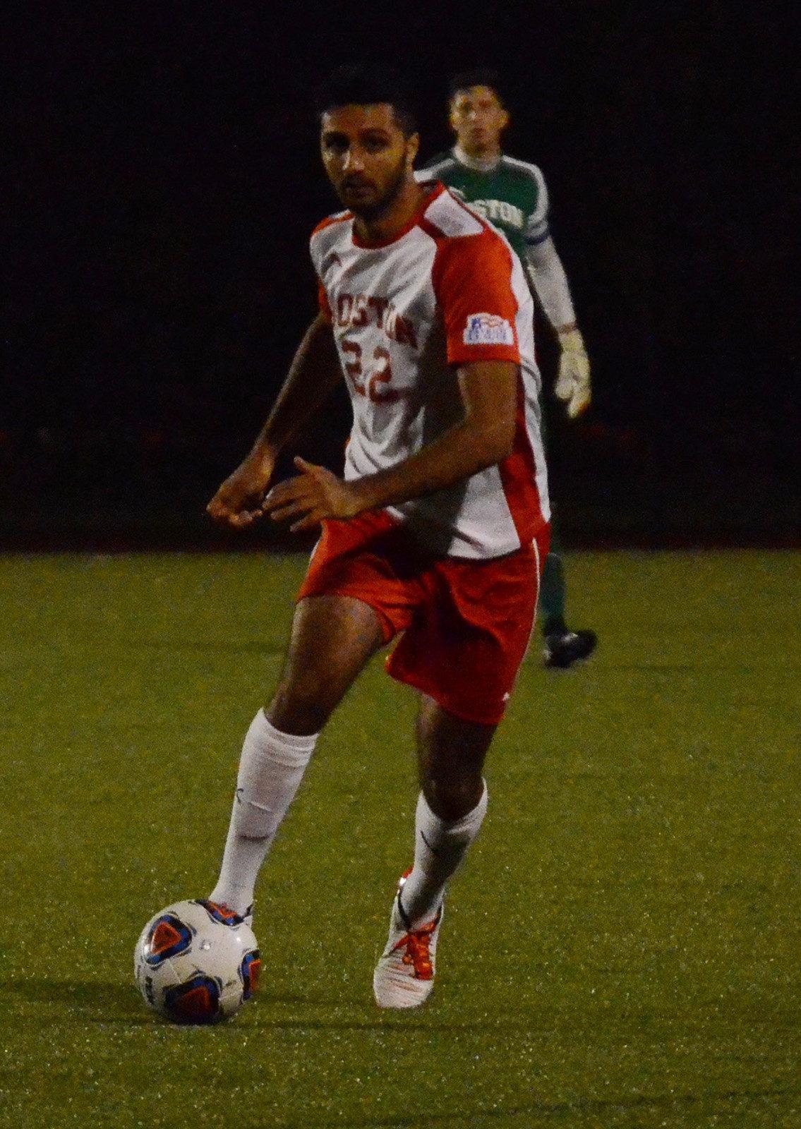 Senior Adam Sheikali and the Terriers will look to continue their recent hot streak. PHOTO BY FALON MORAN/DAILY FREE PRESS STAFF