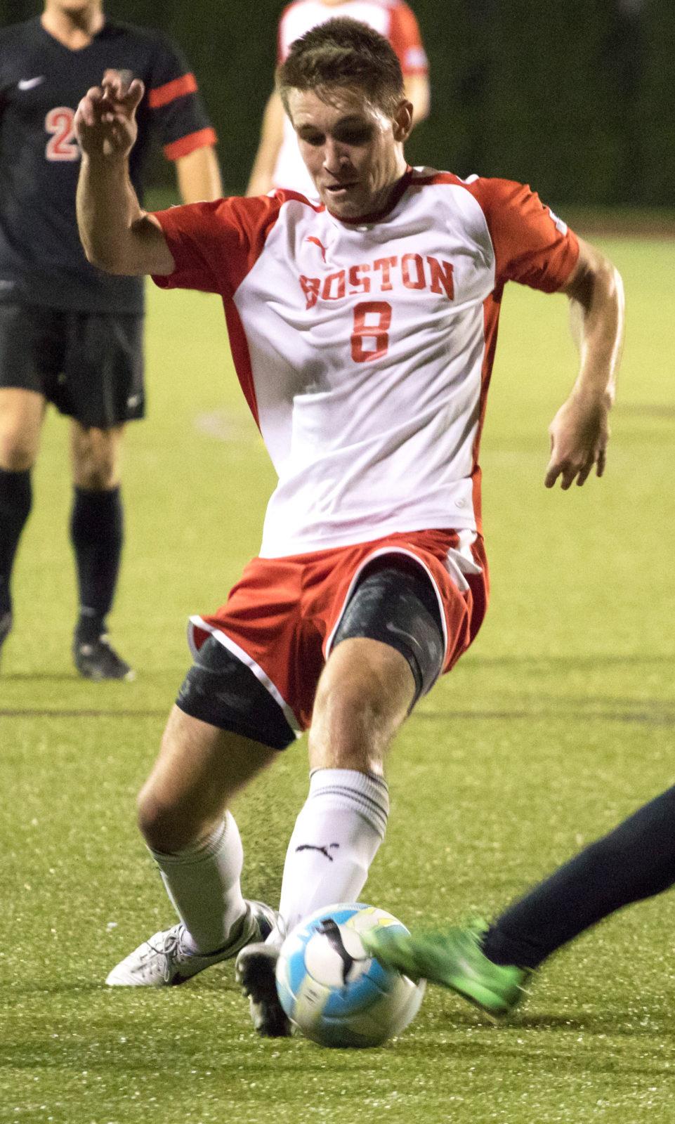 BU will look to sophomore Matt McDonnell to be an offensive presence. PHOTO BY JUSTIN HAWK/ DAILY FREE PRESS STAFF
