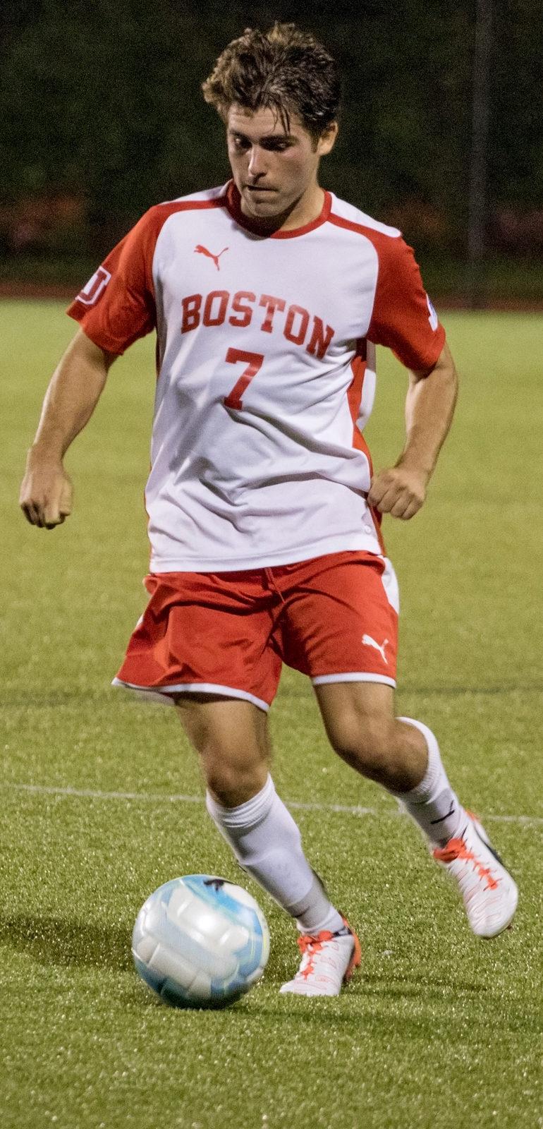 Current Patriot League Midfielder of the week T.J Butzke and the Terriers will look to remain unbeaten in Patriot League play this weekend. PHOTO BY JUSTIN HAWK/ DFP FILE PHOTO