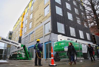 A new apartment-style housing option will be offered to BU students in the 2016-17 school year at 1047 Commonwealth Ave. PHOTO BY SARAH SILBIGER/DAILY FREE PRESS STAFF