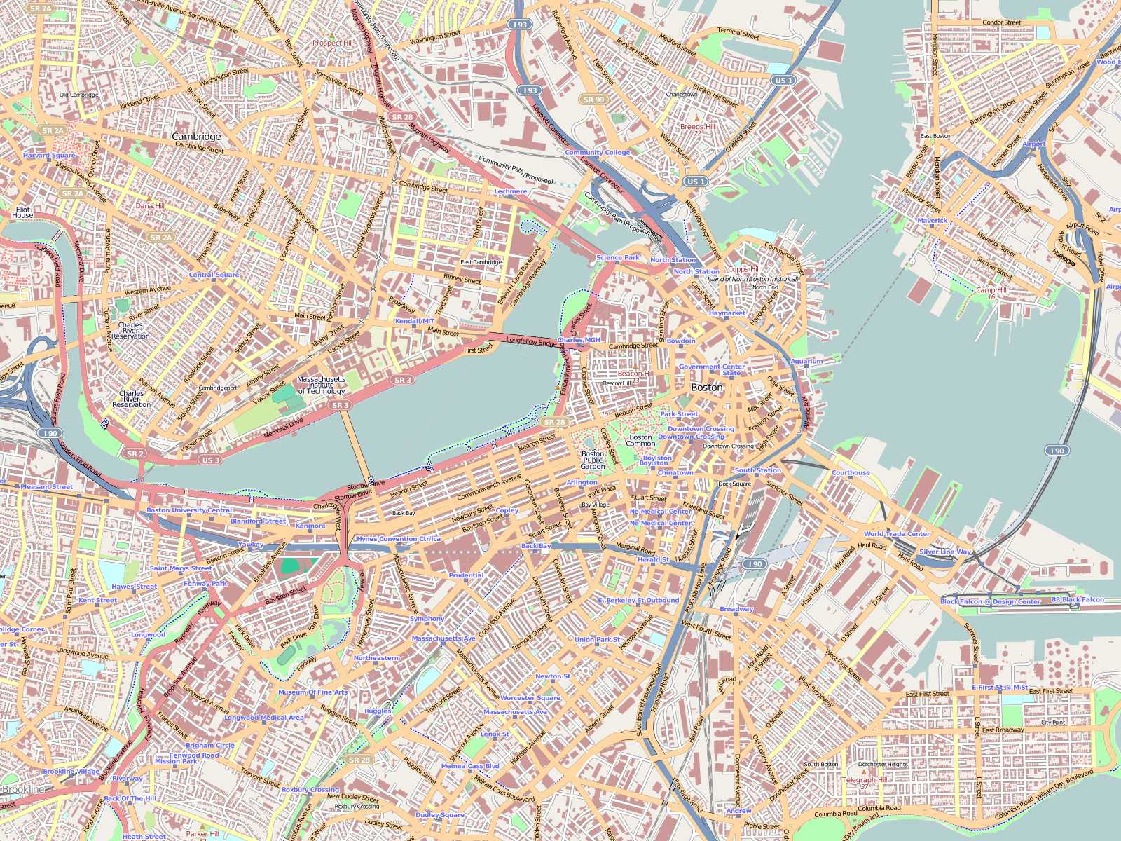 Massachusetts Gov. Charlie Baker, former Massachusetts Govs. Michael Dukakis and William Weld discussed a possible North Station-South Station railway link at the Massachusetts State House on Monday. PHOTO COURTESY WIKIMEDIA COMMONS