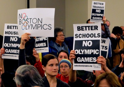 Olympic organizing committee Boston 2024 announced Monday that it would only seek to host the 2024 Olympics if its final bid meets 10 criteria, including majority support in Massachusetts. PHOTO BY ERIN BILLINGS/DFP FILE PHOTO