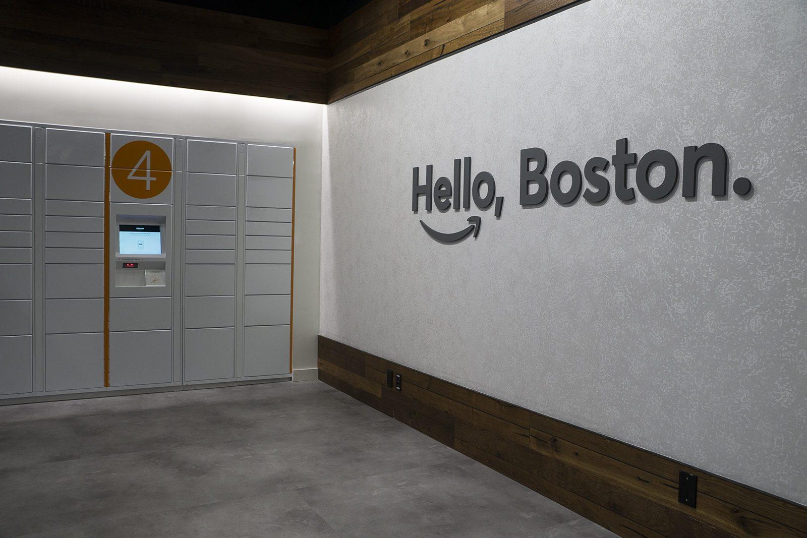 An Amazon Instant Pickup location at 870 Commonwealth Ave. in Boston. The Alliance for Business Leadership held a panel in Cambridge that explored how the city could bring in economic growth after it wasn’t selected for Amazon HQ2. SYDNEY MAES/ DAILY FREE PRESS STAFF