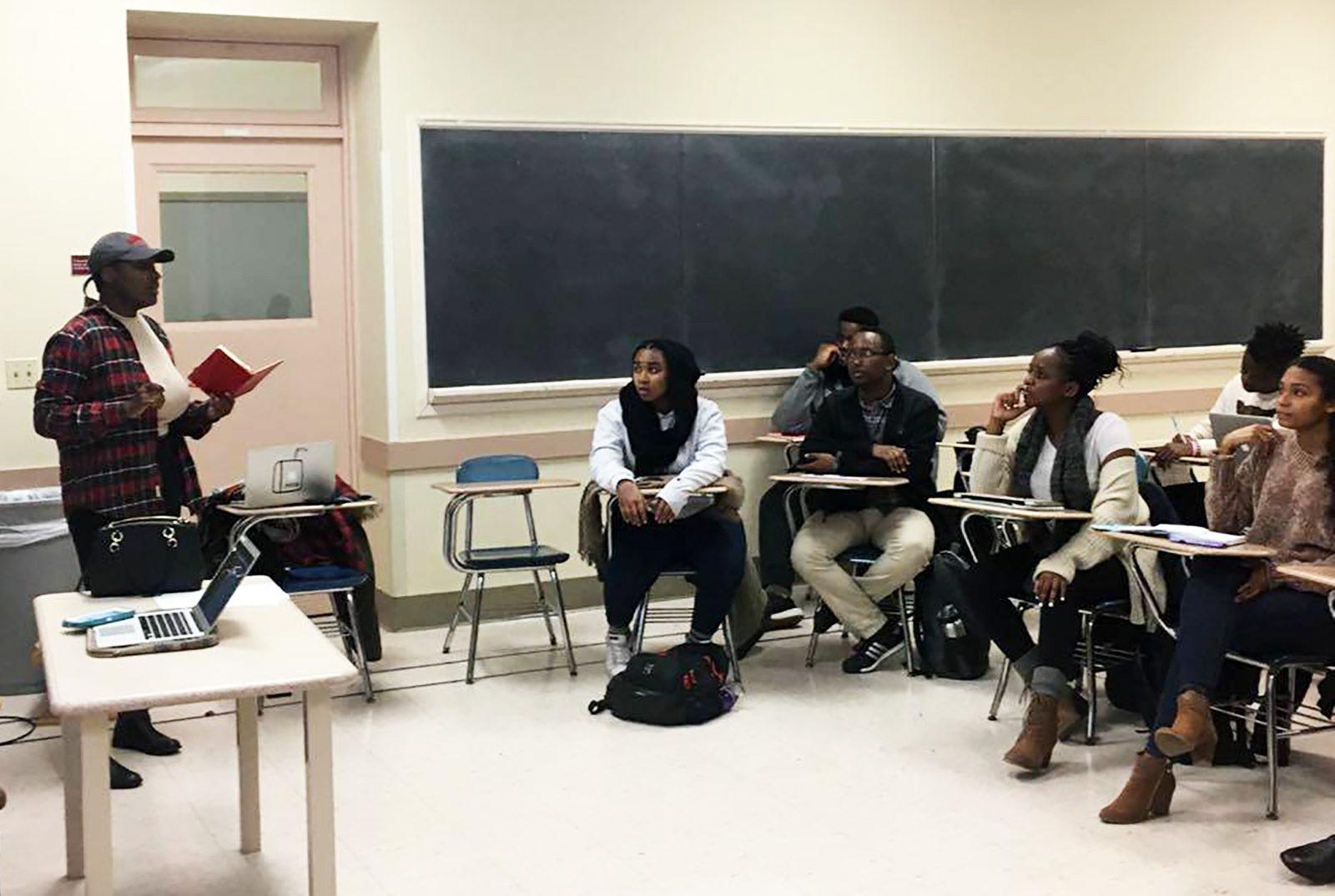 Boston University’s African Student Organization invites BU students to discuss the Libyan Slave Trade Tuesday night. PHOTO BY JENNY JASMIN ROLLINS/ DAILY FREE PRESS STAFF