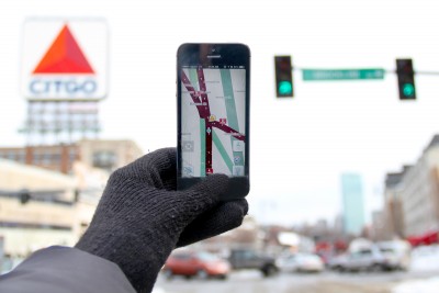 Boston Mayor Martin Walsh announced Friday that the city will partner with Waze, a traffic app, to enable drivers, cyclists and pedestrians to check traffic conditions in real-time. PHOTO ILLUSTRATION BY SARAH SILBIGER/DAILY FREE PRESS STAFF