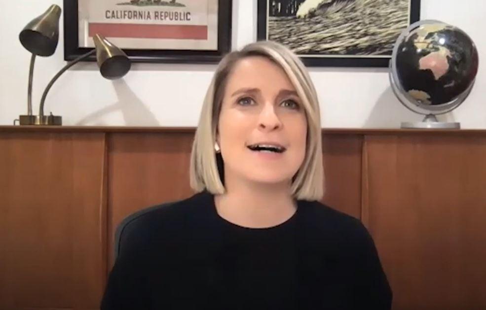 Liz Feldman, a Boston University alumna and the executive producer of Netflix’s two-season television series “Dead to Me,” spoke virtually to BU students on Monday about diversity and creativity in the television industry. LAURYN ALLEN/ DAILY FREE PRESS STAFF