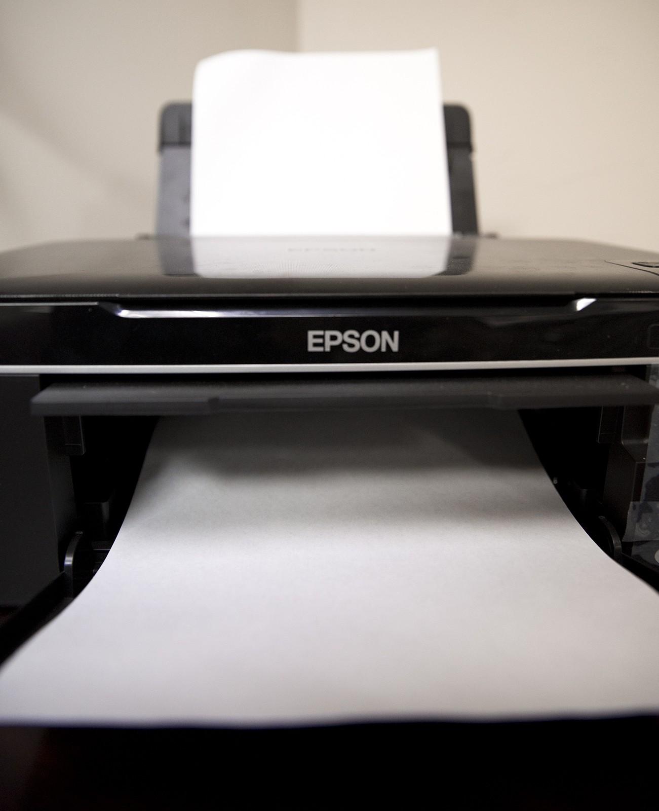 On Monday, Jose Ponce, the senior production assistant in the College of Communication, discovered anti-Semitic material printed from his office printer. ILLUSTRATION BY SARAH SILBIGER/DAILY FREE PRESS STAFF