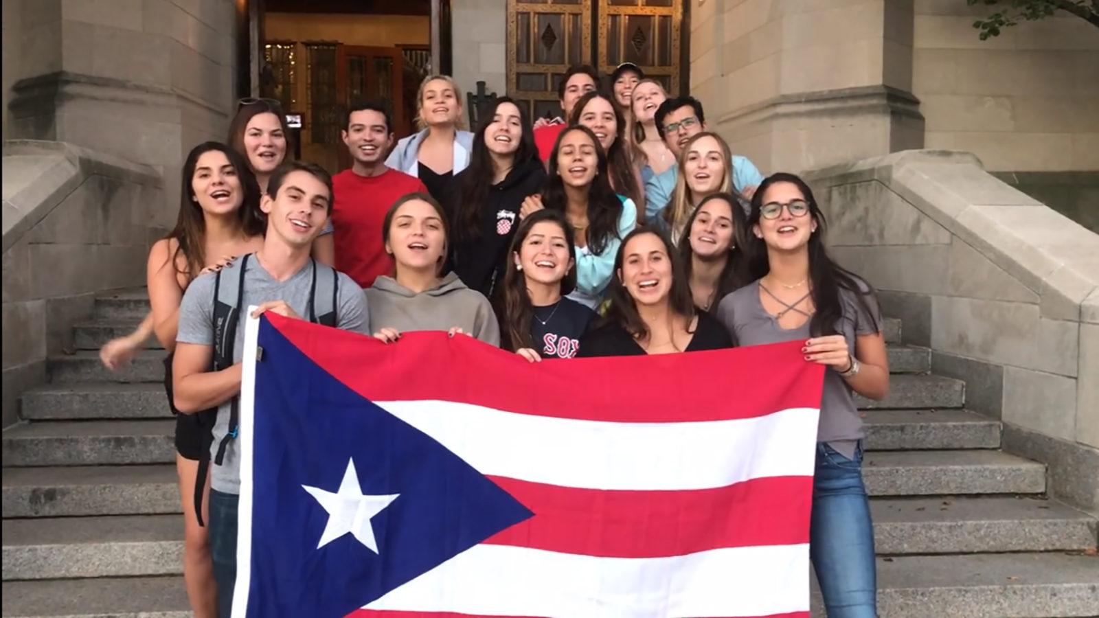 Puerto Rican students organize the group Terriers for Puerto Rico to support each other after Hurricane Maria and raise donations for the United States territory. PHOTO COURTESY ALONDRA CONCEPCIÓN