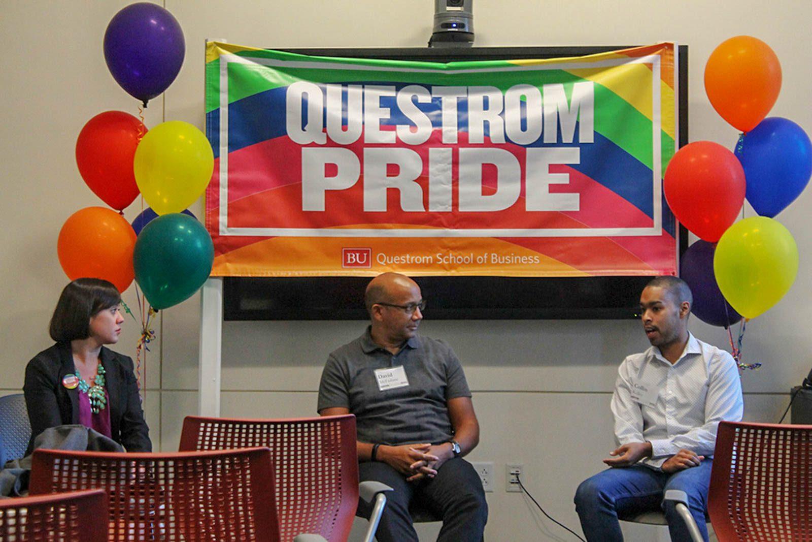 A workshop on being LGBTQ in the worforce hosted by the Boston University School of Business in October 2017. BU is launching a new task force with LGBTQIA+ faculty and staff. YVETTE LOEPZ/ DFP FILE PHOTO
