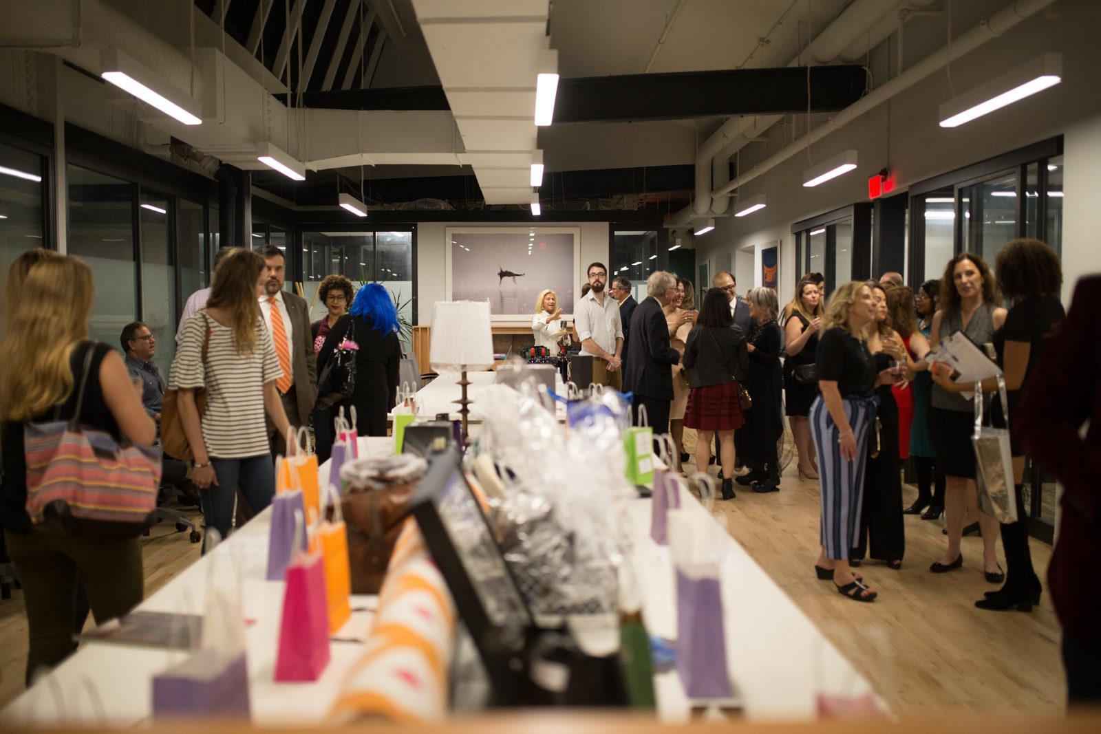 The 45th Newbury Street League Anniversary at the SPACES office Sept. 28 showcased local businesses. PHOTO BY PAIGE WARD/ DAILY FREE PRESS STAFF