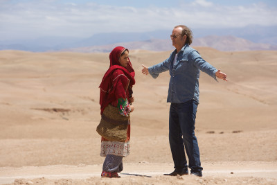 Leem Lubany stars as Salima and Bill Murray as Richie Lanz in “Rock the Kasbah.” PHOTO COURTESY OPEN ROAD FILMS