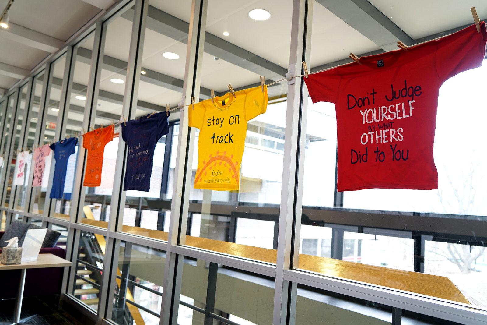 The Boston University Sexual Assault Response and Prevention Center collaborates with the BU Arts Initiative to create an exhibition to showcase how student artist responses to sexual assault, how to be an ally and prevention in April 2017. Title IX, an act which concerns campus sexual assault guidelines, will be reviewed. PHOTO BY ALEXANDER NOVAKOVIC/ DAILY FREE PRESS STAFF