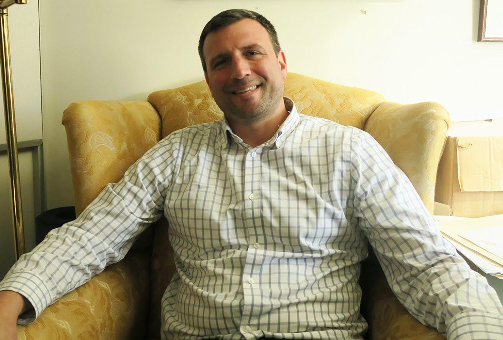 Seth Blumenthal, a Boston University professor who teaches "Marijuana in American History," speaks about his concerns regarding the recent legalization. PHOTO BY STEPHANIE CHEN/ DAILY FREE PRESS STAFF