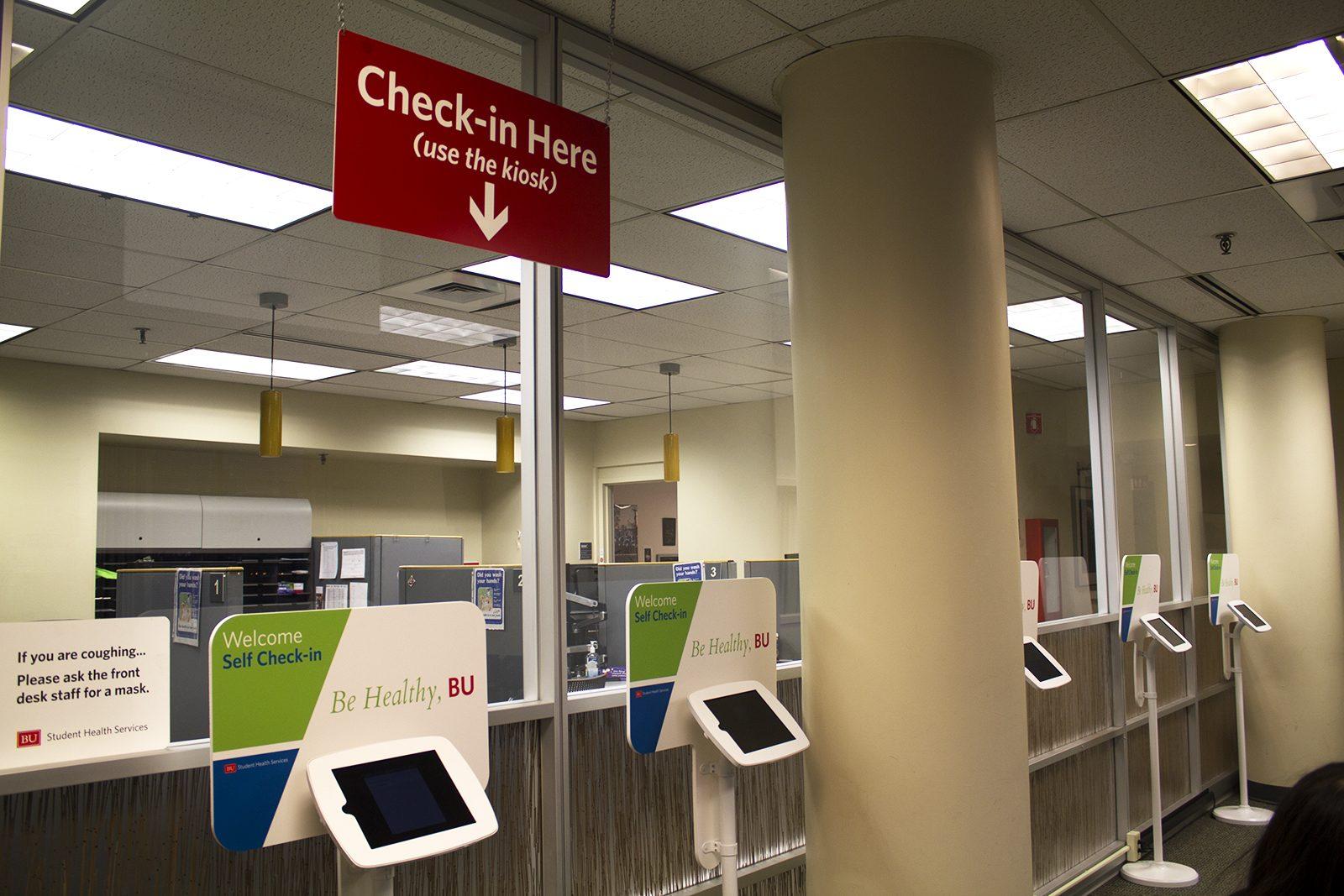 The waiting area in Boston University’s Student Health Services. Seattle-based law firm Hagens Berman posted an advertisement encouraging students with allegations against SHS to contact their firm. KANKANIT WIRIYASAJJA /DFP FILE PHOTO