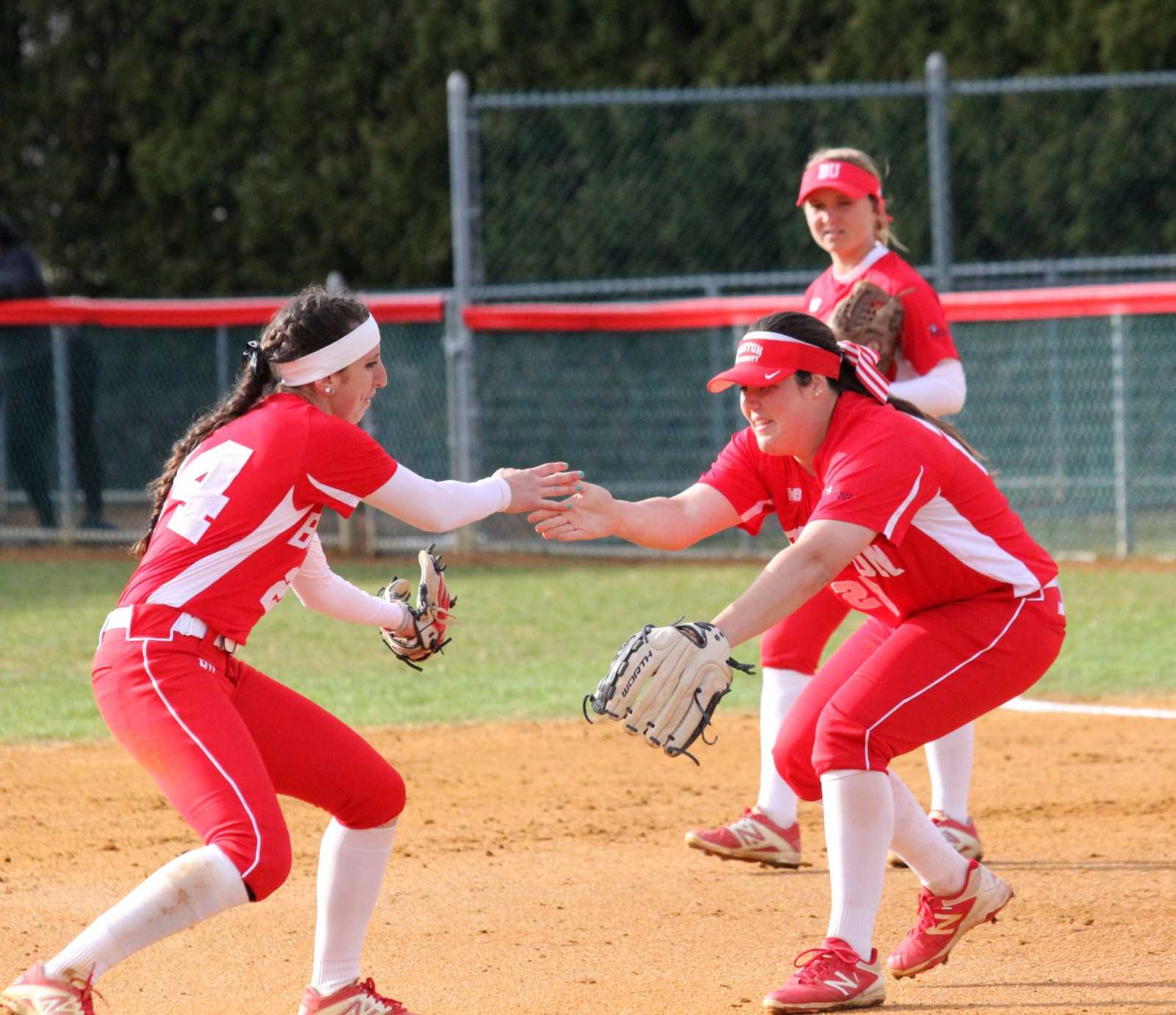Ashley Waters' team won its first home game of the year, largely thanks to Heinen's contributions. PHOTO BY SOFIA FARENTINOS/DAILY FREE PRESS CONTRIBUTOR
