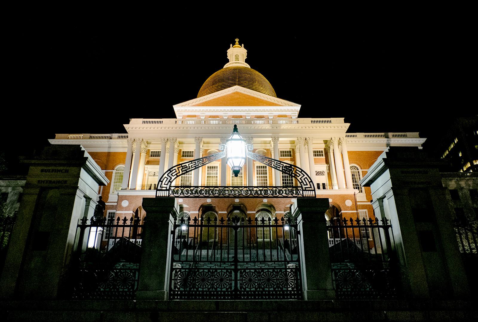 A Muslim group of imams, students and activists gathered at the Massachusetts State House for the “Muslim Day on the Hill” event Thursday. PHOTO BY BRIAN SONG/DFP FILE PHOTO