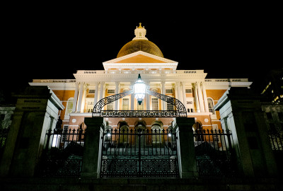 A Muslim group of imams, students and activists gathered at the Massachusetts State House for the “Muslim Day on the Hill” event Thursday. PHOTO BY BRIAN SONG/DFP FILE PHOTO