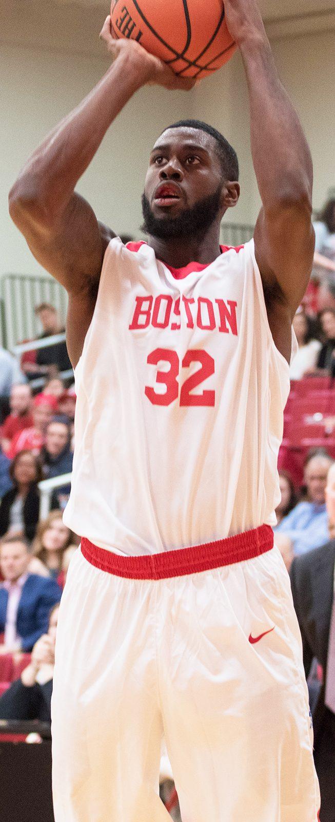 Former Terrier Justin Alston is looking forward to the challenges of playing professional basektball in Germany. PHOTO BY JUSTIN HAWK/ DFP FILE PHOTO