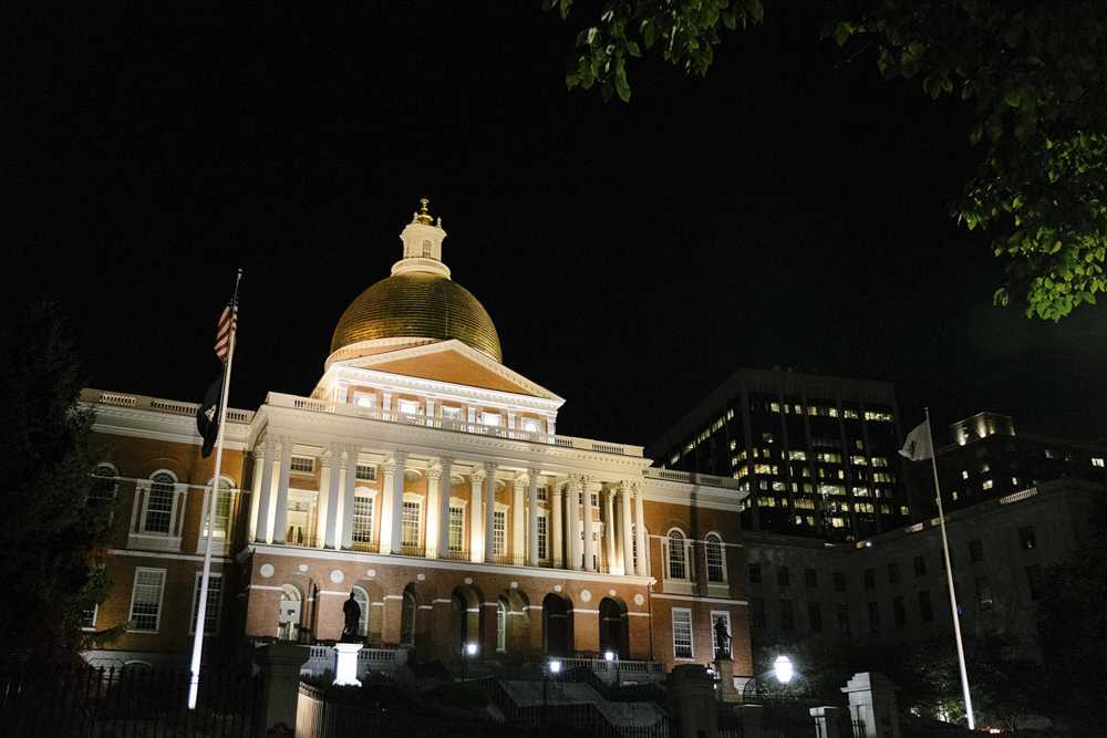The Massachusetts State House in Boston. The Massachusetts Senate will vote on legislation Thursday to improve mental health care access by reforming insurance policies and devoting greater resources to mental health services. BRIAN SONG/ DFP FILE