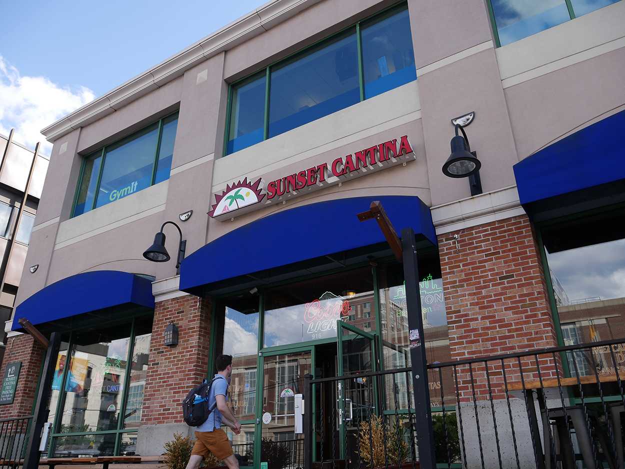 Sunset Cantina, a popular West Campus eatery, is set to undergo renovations in the coming weeks. PHOTO BY FELIX PHILLIPS/ DAILY FREE PRESS STAFF