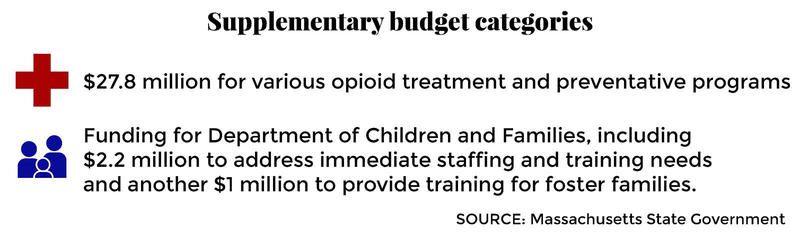 Supplemental budget to go toward substance abuse treatment, DCF