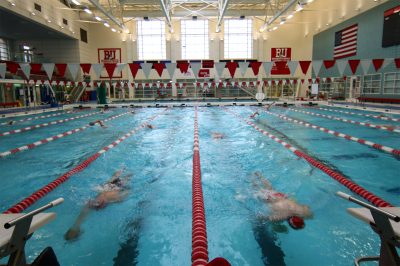 Swimming and diving fell to the Huskies 165-135 this weekend. PHOTO BY OLIVIA NADEL/ DFP FILE PHOTO