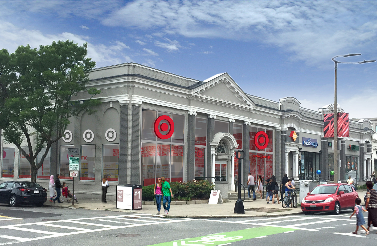 Target plans to open two new stores in the Boston area, including one at 860 Commonwealth Ave. replacing the site of East Coast Alpine. PHOTO COURTESY TARGET CORP. 