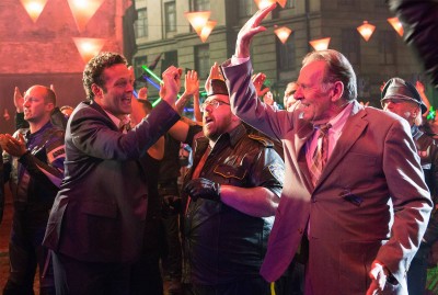 (From left) Vince Vaughn, Nick Frost and Tom Wilkinson star in “Unfinished Business,” premiering Friday. PHOTO COURTESY OF TWENTIETH CENTURY FOX 