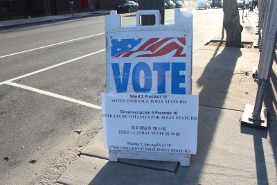 Boston Mayor Martin Walsh has launched an early voting website “Vote Early Boston” as an initiative to make voting more accessible for people who can’t make it to the polls on Election Day.  PHOTO BY MAE DAVIS/ DFP FILE PHOTO