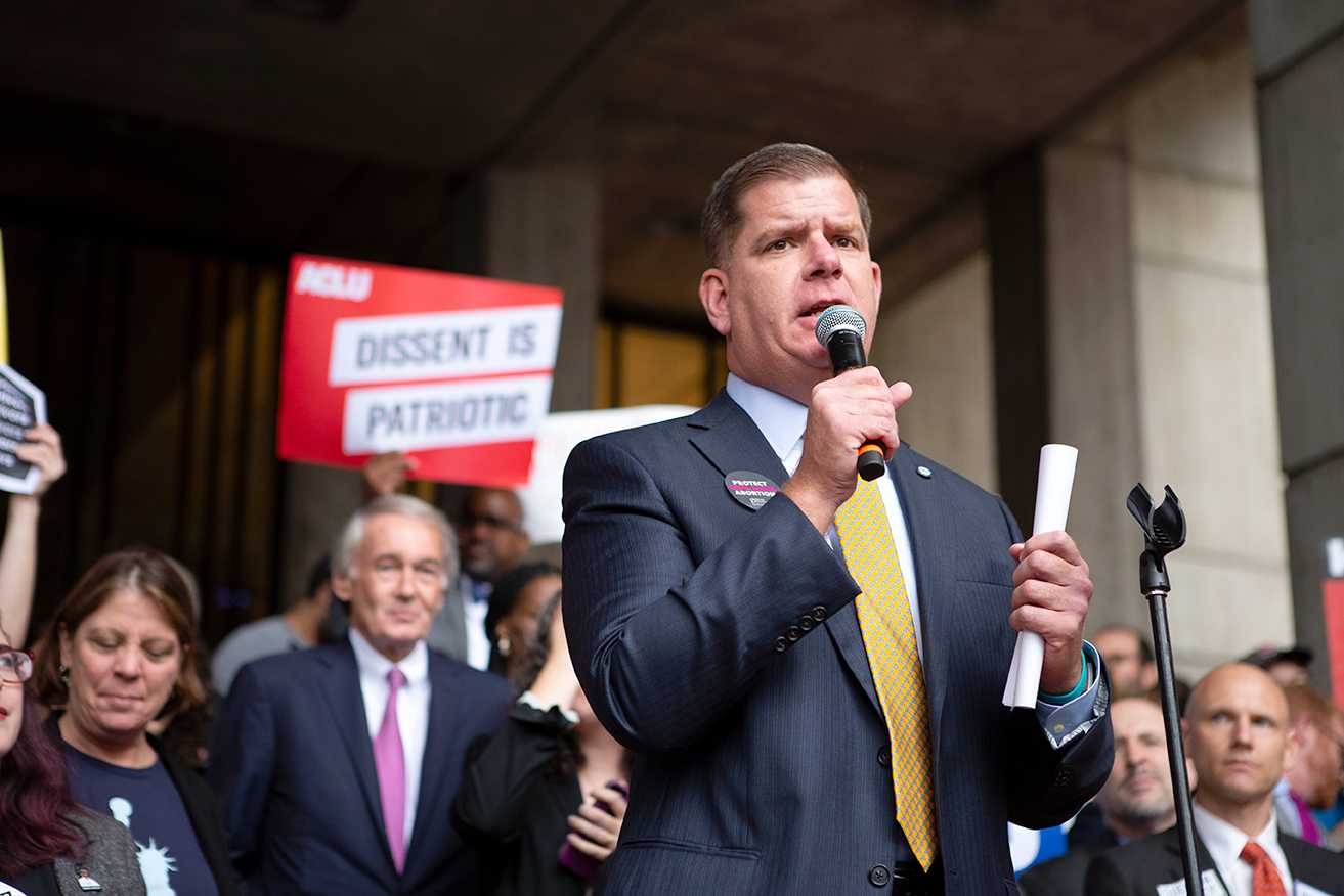 Boston Mayor Marty Walsh. If Walsh is confirmed by the Senate as Labor Secretary, he will look to take his labor- and community-oriented values to Washington. OLIVIA FALCIGNO/ DFP FILE 