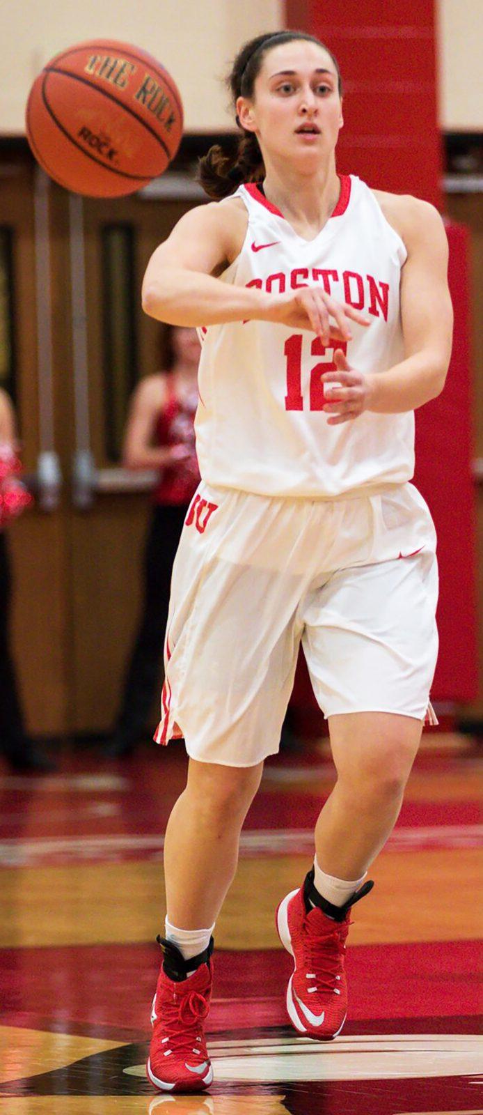 Sarah Hope struggled in BU's loss to Army. PHOTO BY JOHN KAVOURIS/ DAILY FREE PRESS STAFF