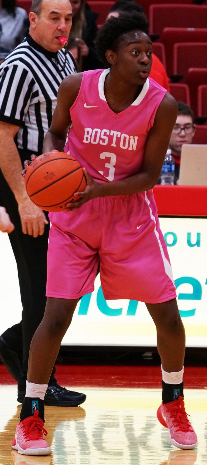 Naiyah Thompson is among the Terriers that need to bounce back in Saturday's game against Army. PHOTO BY ALEXANDER NOVAKOVIC/ DAILY FREE PRESS STAFF