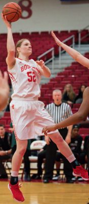 Junior forward Kara Sheftic has been a reliable scorer for Katy Steding's squad. PHOTO BY JOHN KAVOURIS/ DAILY FREE PRESS STAFF