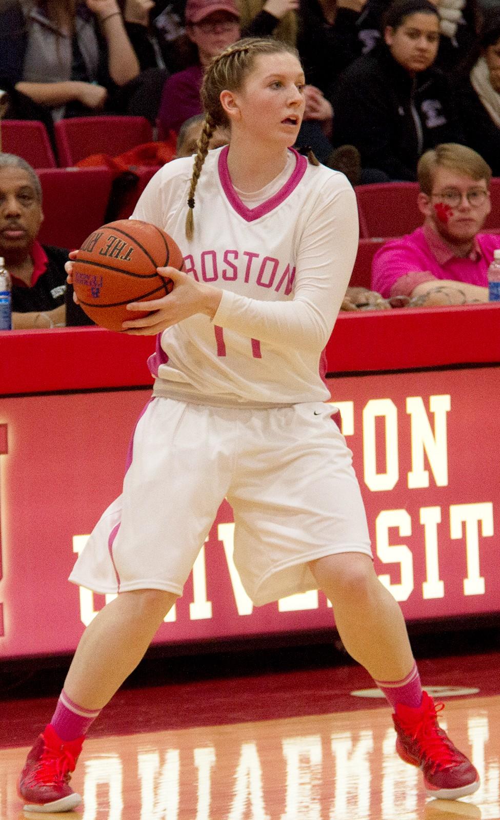 Sophomore Meghan Doogan posted a season-high 23 points. PHOTO BY ALEXANDRA WIMLEY/DFP FILE PHOTO 
