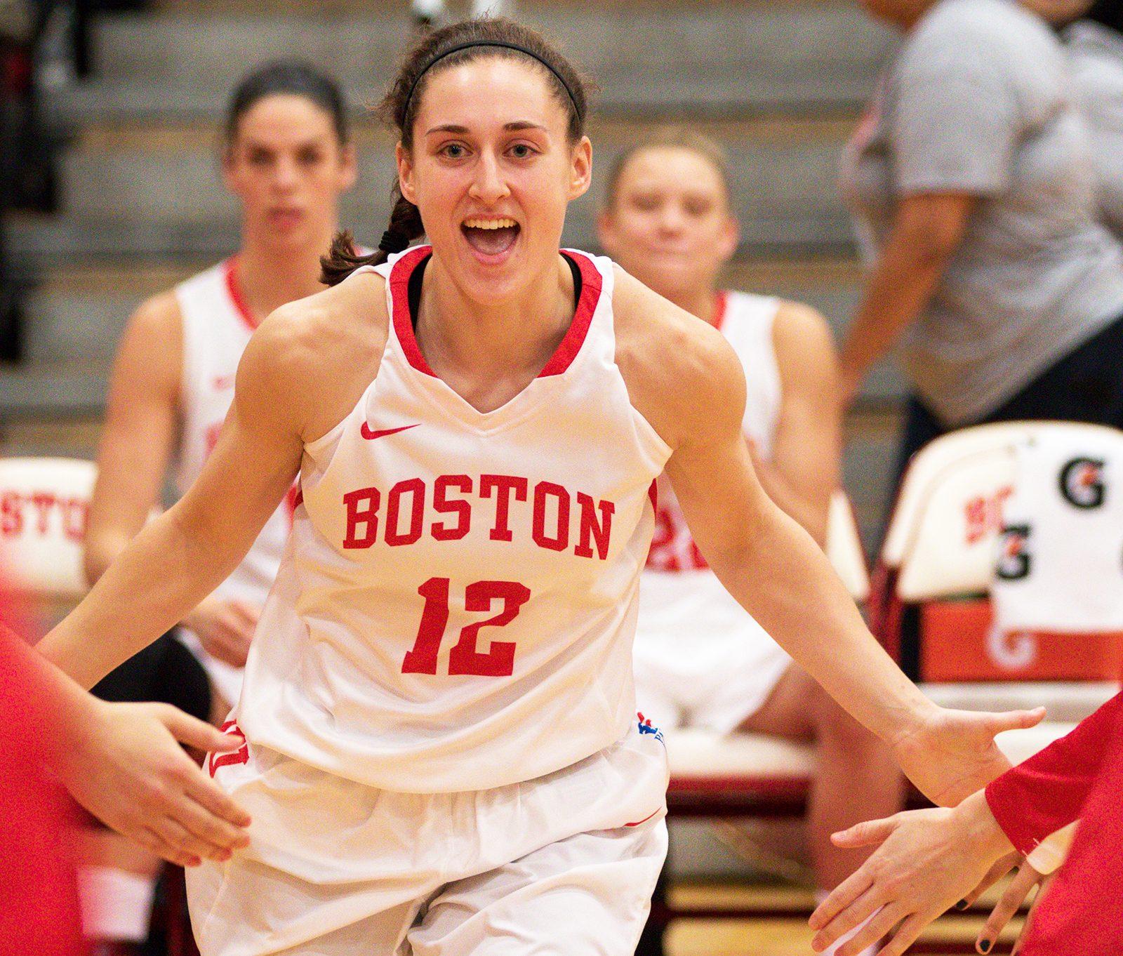 Sarah Hope, BU's all-time leading 3-point shooter, struggled in her final game as a Terrier, shooting 2-14 for 6 points. PHOTO BY JOHN KAVOURIS/ DAILY FREE PRESS STAFF